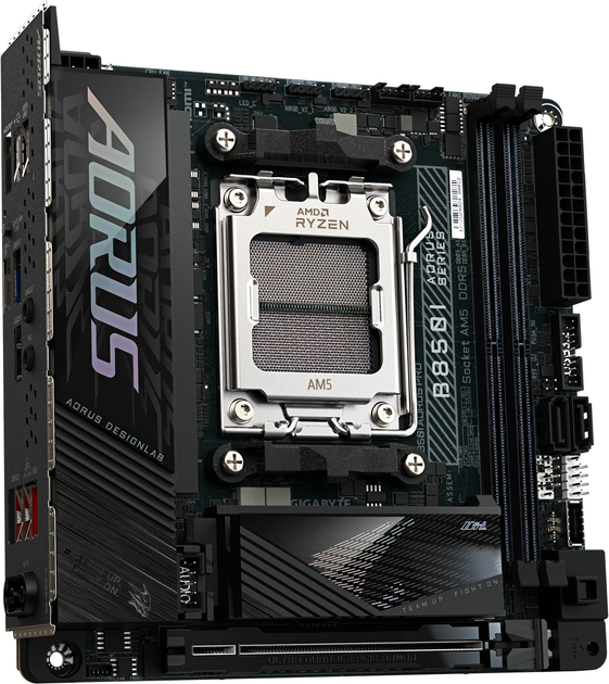 Материнская плата Gigabyte B850I Aorus Pro (sAM5, AMD B850, PCI-Ex16) - изображение 2