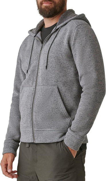 Флісова спортивна кофта на блискавці Bass Outdoor Men's Knit Jacket Color: Gargoyle XL - изображение 2
