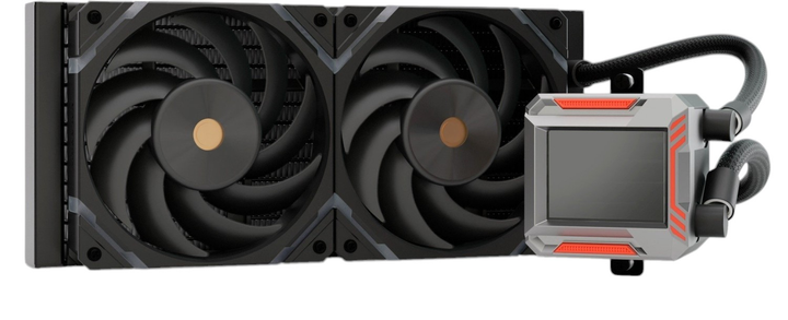 Система рідинного охолодження Valkyrie Syn 240 ARGB Black (VK-AIOSY240B) - зображення 6