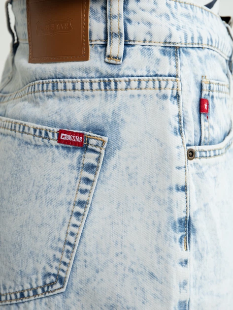 Spodenki damskie jeansowe Big Star DAKOTA-112 W28 Niebieskie (5900714529604) - obraz 6