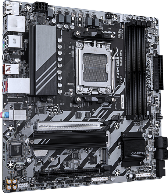 Материнская плата Gigabyte B850M DS3H (sAM5, AMD B850, PCI-Ex16) - изображение 2