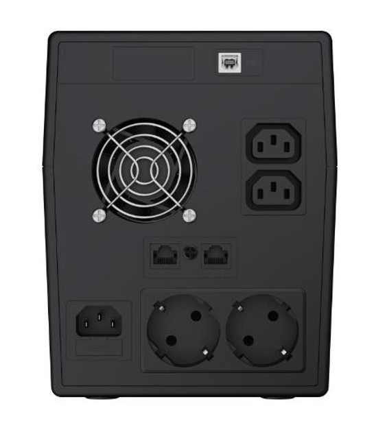Бесперебойник/ИБП Green Cell 2000VA/1400W (UPS09) Чистий синус - изображение 2