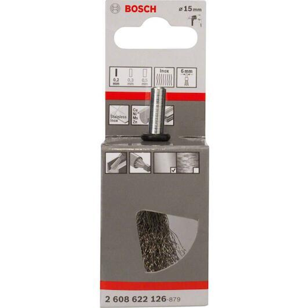 Щітка торцева дротяна Bosch PRO Stainless Steel clean 15 мм / 0.2 мм (2608622126) - зображення 2