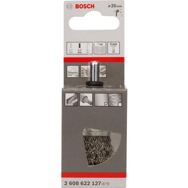 Щітка торцева дротяна Bosch PRO Stainless Steel clean (25 мм / 0.3 мм) (2608622127) - зображення 2