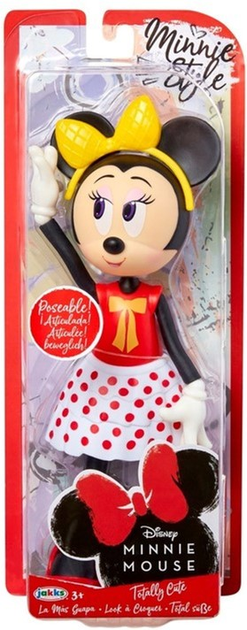 Lalka Disney Myszka Minnie Totally Cute 24 cm (0192995200500) - obraz 1