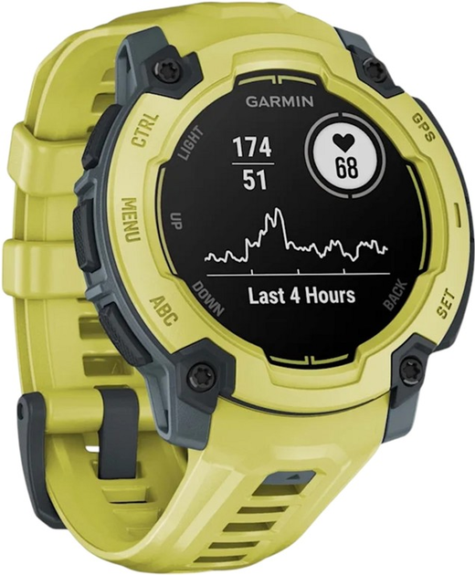 Smartwatch Garmin Instinct E 45 mm Electric Lime (010-02933-01) - obraz 3