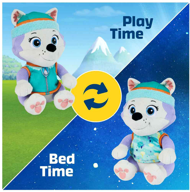 М'яка іграшка Paw Patrol Bedtime Plush Everest (681147035508) - зображення 5