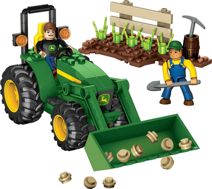 Конструктор Mega Bloks John Deere Farm Tractor 119 деталей (0065541808409) - зображення 2