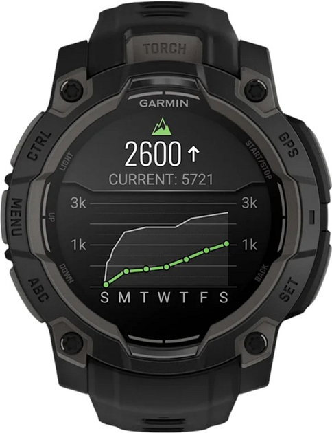 Smartwatch Garmin Instinct 3 45 mm Black (010-02936-00) - obraz 11