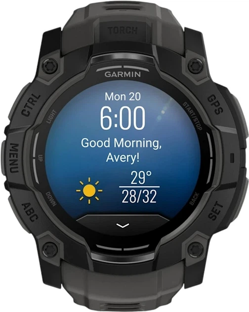 Smartwatch Garmin Instinct 3 50 mm Black (010-03020-00) - obraz 12