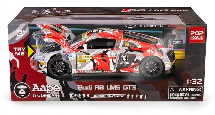 Metalowy model RMZ Hobby samochód sportowy Audi R8 1:32 Biały (5905422081048) - obraz 1