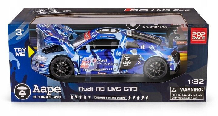 Metalowy model RMZ Hobby samochód sportowy Audi R8 2015 1:32 Niebieski (5905422081116) - obraz 1