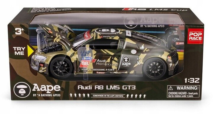 Metalowy model RMZ Hobby Samochód sportowy Audi R8 2015 1:32 Zielony (5905422081123) - obraz 1