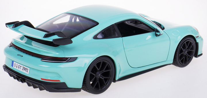 Metalowy model Burato samochód Porsche 1:24 Zielony (4893993211043) - obraz 4