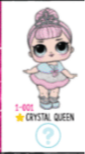 Ігровий набір Lol Surprise doll Crystal Queen Кристал квін series 1 лялька лол сюрприз серія 1 - зображення 8