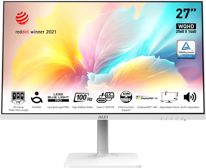 Монитор 27" MSI Modern MD272QXPW (PB1HB24700573) - Уценка - изображение 1
