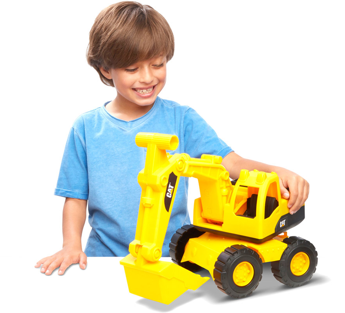 Іграшка Funrise CAT Важка техніка Екскаватор 38 см (82035) (0021664820353) - зображення 6