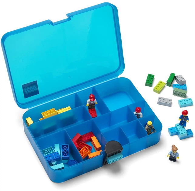Przenośna walizka do sortowania klocków konstrukcyjnych LEGO Niebieska (5005890) - obraz 2