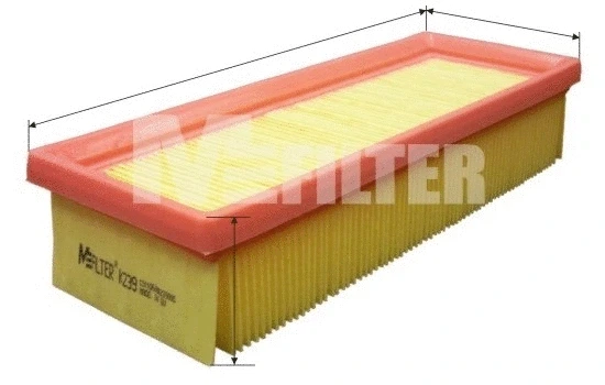 Фильтр воздушный Fiat Tipo 1.4/1.6 -95, M-FILTER (K239) - Фото 1 Фильтр воздушный Fiat Tipo 1.4/1.6 -95, M-FILTER (K239) - изображение 1