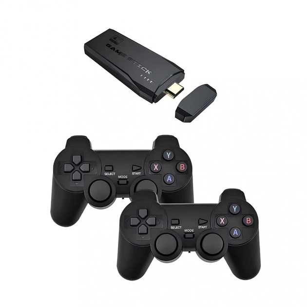 Игровая приставка M8 64G, 4К, + 2 беспроводных джойстика - Фото 6 Игровая приставка M8 64G, 4К, + 2 беспроводных джойстика - изображение 6