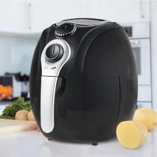 Мультипечь Аэрогриль Domotec MS-3220 1300W 4,5 л Безмасляная с Таймером. Цвет: черный - изображение 4