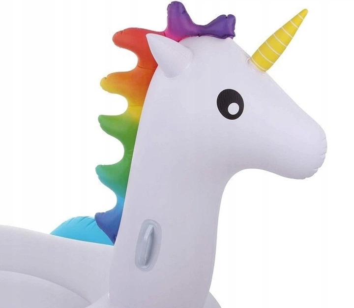 Materac dmuchany do pływania Jilong Jednorożec 218 x 160 x 120 cm (6920388642101) - obraz 5