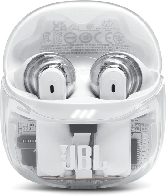 Навушники JBL Tune Flex 2 Ghost White (JBLTFLEX2GWHT) - зображення 6