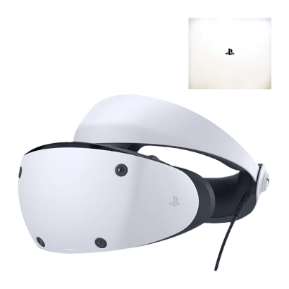 Набор Очки Виртуальной Реальности Проводной Sony PlayStation 5 VR2 White Б/У + Коробка VR2 - Фото 1 Набор Очки Виртуальной Реальности Проводной Sony PlayStation 5 VR2 White Б/У + Коробка VR2 - изображение 1