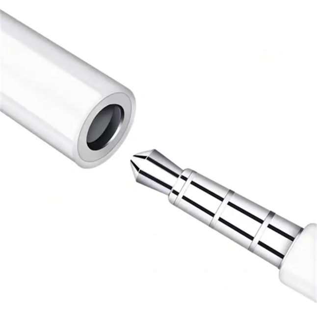 Переходник с Type-C на аудио 3.5 mm для Iphone16, 16 Pro, 16 Pro Max, 16 Plus / Белый - Фото 3 Переходник с Type-C на аудио 3.5 mm для Iphone16, 16 Pro, 16 Pro Max, 16 Plus / Белый - изображение 3