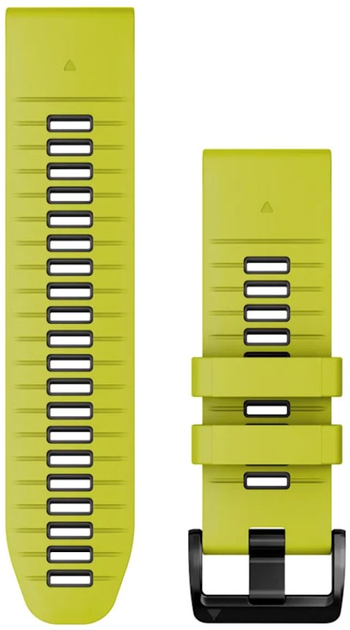 Pasek Garmin QuickFit Silicone Band 26mm Electric Lime/Graphite (010-13281-03) - obraz 1