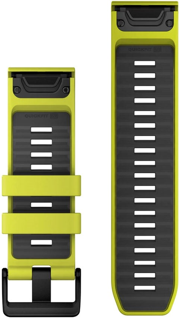 Ремінець Garmin QuickFit Silicone Band 26mm Yellow/Graphite (010-13393-08) - зображення 2