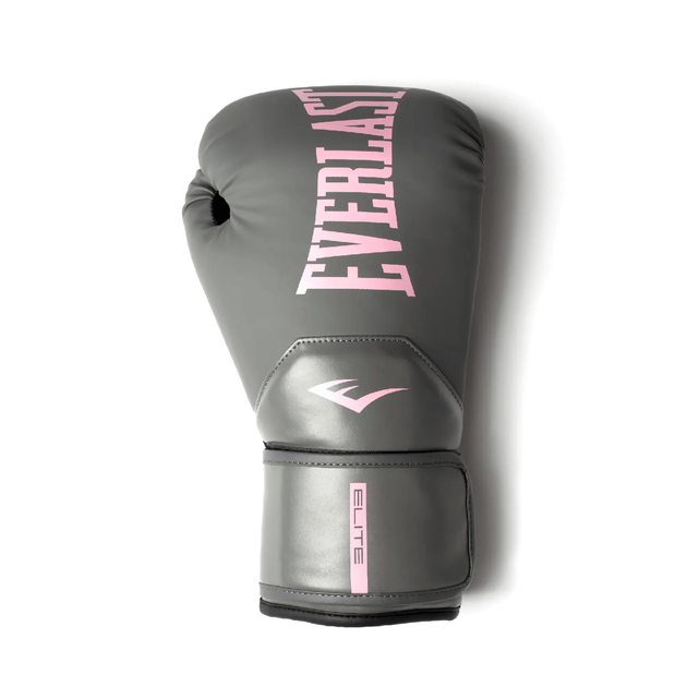 Боксерские перчатки Everlast Elite 2 Boxing Gloves (P00003310) Grey/Pink 10 унций - изображение 2