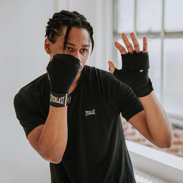 Бинты боксерские Everlast Elite Handwraps 4.57 м (P00003323) Black - изображение 8