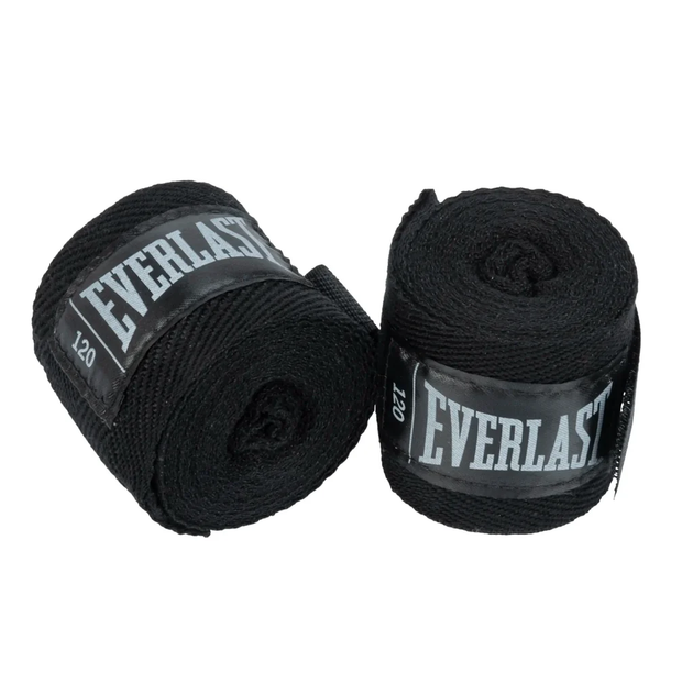 Бинти боксерські Everlast Core Handwraps 3.04 м (P00003243) Black - зображення 2