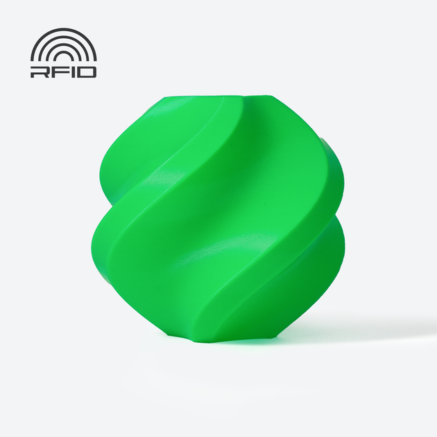 PLA-пластик Bambu Lab Basic для 3D-принтера с катушкой 1 кг Bambu Green (10501) - Фото 1 PLA-пластик Bambu Lab Basic для 3D-принтера с катушкой 1 кг Bambu Green (10501) - изображение 1