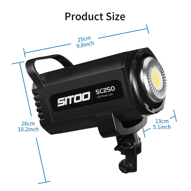 Постійне студійне LED-світло Selens — SITOO — SC-250 (250 ватів) - зображення 5