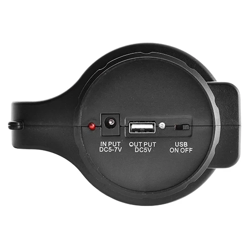 Переносний світлодіодний ліхтар світильник Yajia 2895U, з функцією Power bank, 5W+20SMD, заряджання 220 В - зображення 2