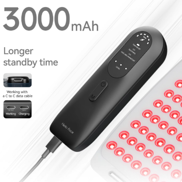 Светодиодный пояс Beauty Gadgets для LED-терапии 43х20 см (11487) - Фото 4 Светодиодный пояс Beauty Gadgets для LED-терапии 43х20 см (11487) - изображение 4