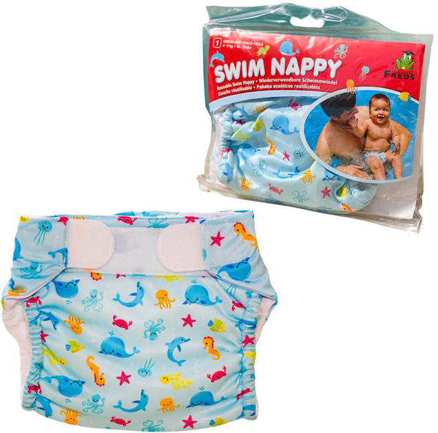 Pielucha do pływania Freds Swim Academy Rozmiar 1 Niebieska 1 szt (4039184222225) - obraz 1