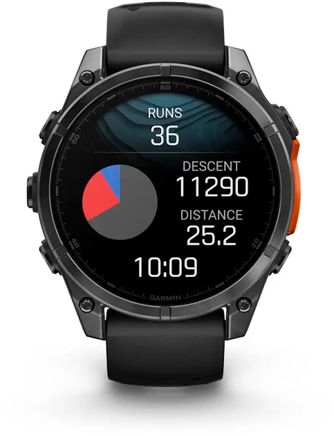 Смарт-годинник Garmin fenix 8 47мм AMOLED Slate Gray with Black Silicone Band (010-02904-00) - зображення 9