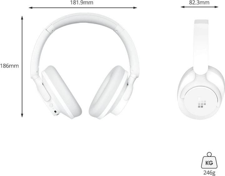 Słuchawki Tronsmart Sounfii Q20 White (1165970) - obraz 7