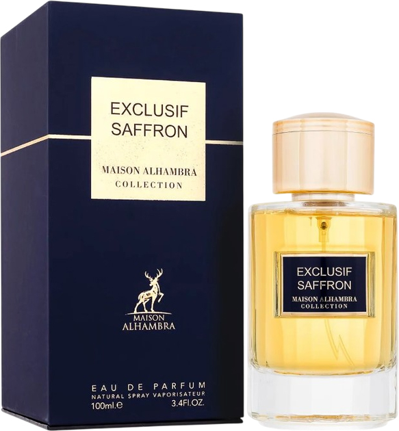 Woda perfumowana unisex Maison Alhambra Exclusif Saffron 100 ml (6291108735510) - obraz 1