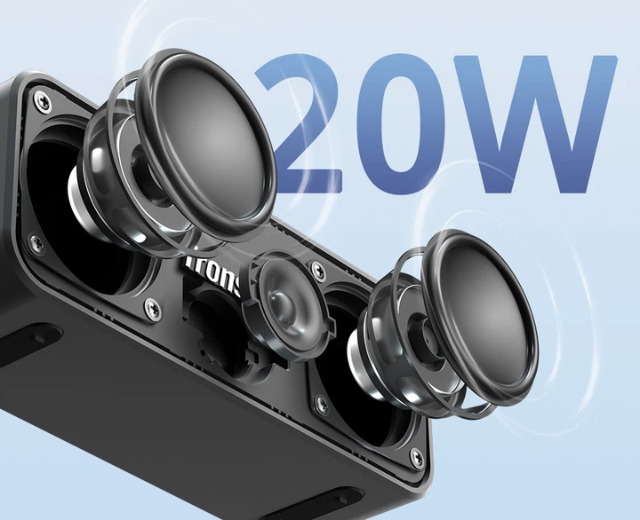 Głośnik przenośny Tronsmart T2 Plus Upgraded Black (1019754) - obraz 4