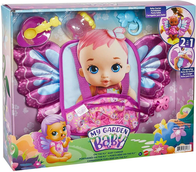 Nosidełko dla lalki Fisher Price My Garden Baby Motylkowe (887961989137) - obraz 6