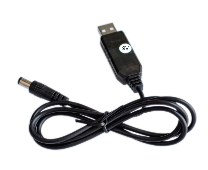 Кабель перетворювач конвертер USB - DC 9V 5.5 x 2.1mm - изображение 3