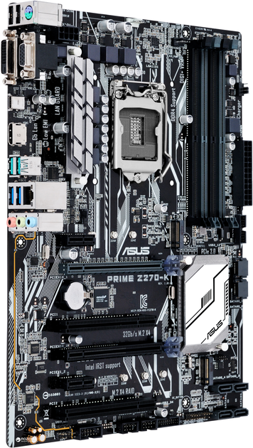 Материнская плата Asus Prime Z270-K (s1151, Intel Z270, PCI-Ex16 ...