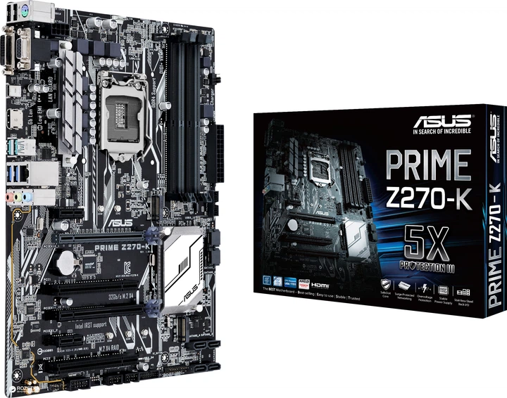 Материнская плата Asus Prime Z270-K (s1151, Intel Z270, PCI-Ex16