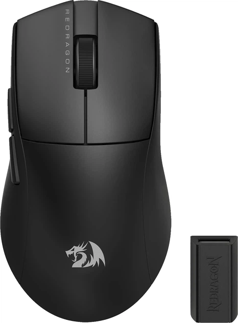 Mysz Redragon K1NG 4K Pro M916-PRO-4K Wireless/Bluetooth/USB Black (6950376722119) - obraz 2