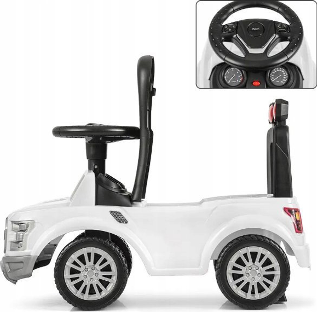 Jeździk Madej Off-road świecący z dźwiękiem Biały (5903631463044) - obraz 3