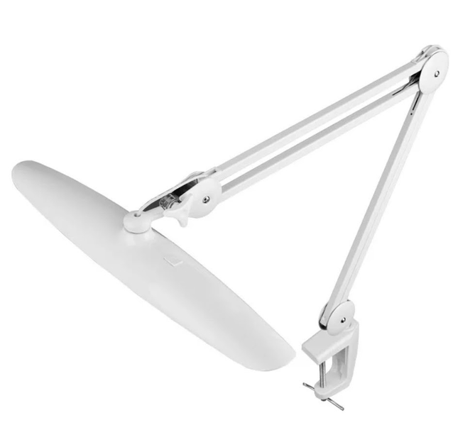 Лампа настольная безтеневая для освещения на струбцине 24W 4-режима LED с настольным креплением FS-777 6500k - изображение 3